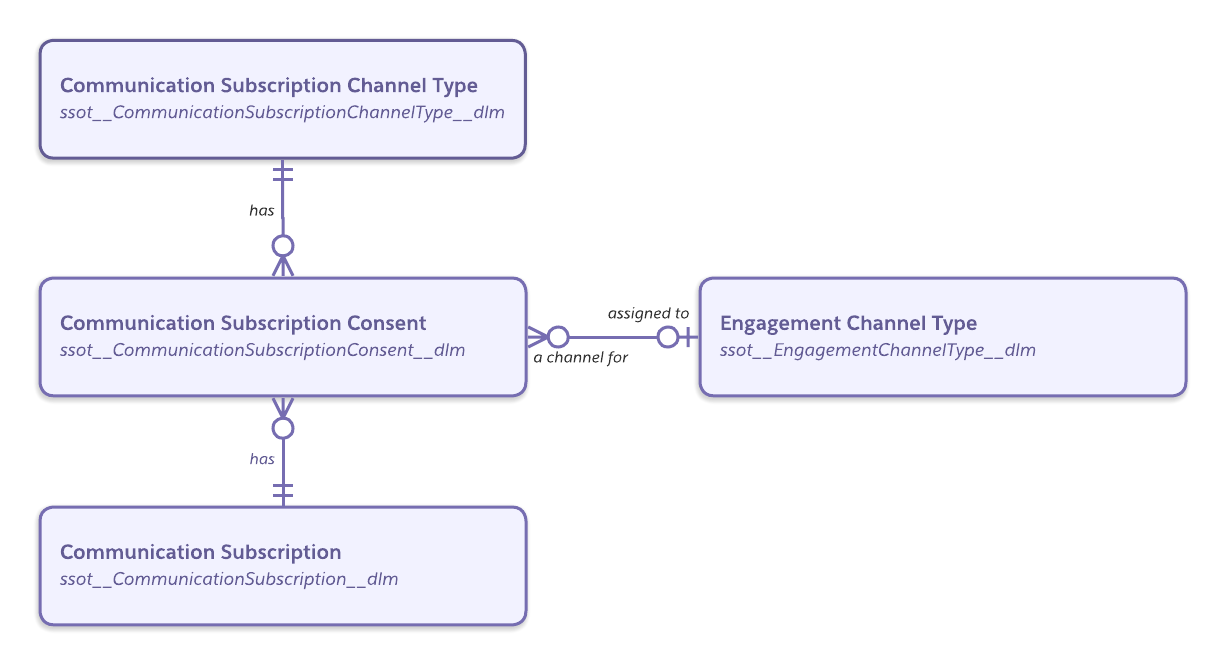 Consent Entity Relationship Diagram