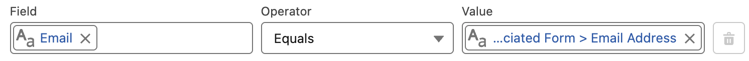 Check for Matching records configuration in a flow used for form submissions