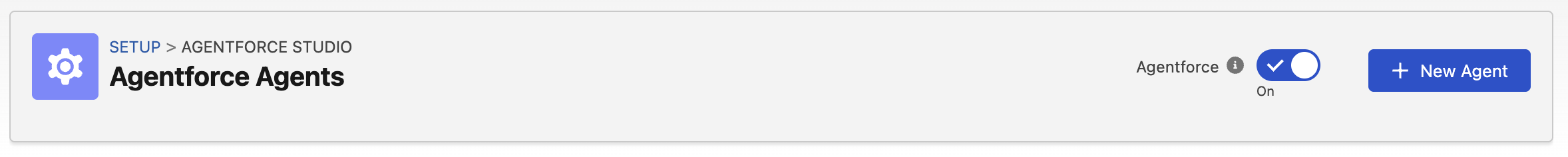 Enable Agentforce in Setup