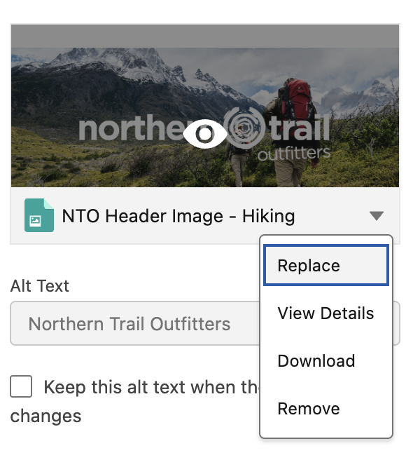 Create dynamic content image variation in an email