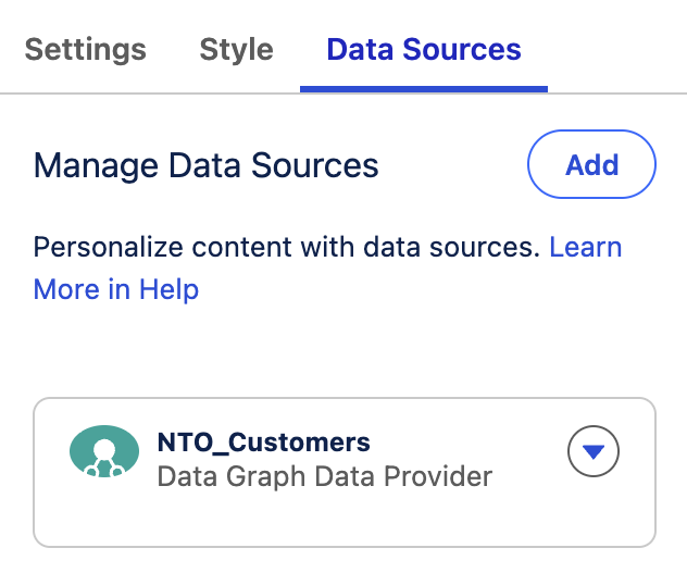 Replace data source in email