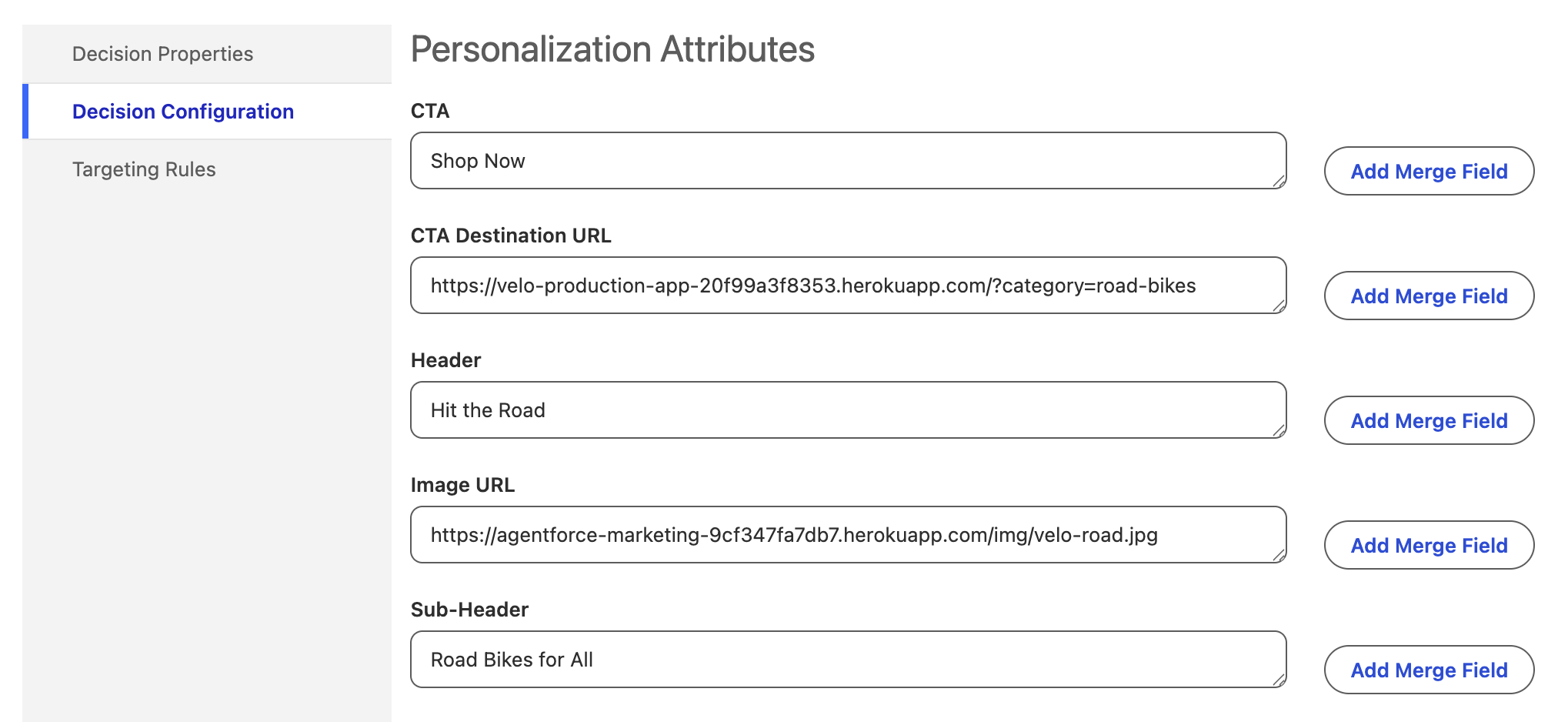 Personalization Attributes in Personalization Decision