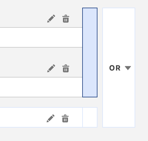 Group segment criteria